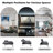 Jamilah 65.4"Wide Modern Upholstered Recilning Convertible Futon Sofa Bed with Console and USB Port-99127073