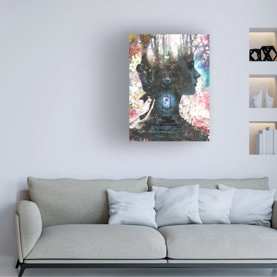 Bolog Barrett Biggers A Beauty And Her Beast Canvas Art