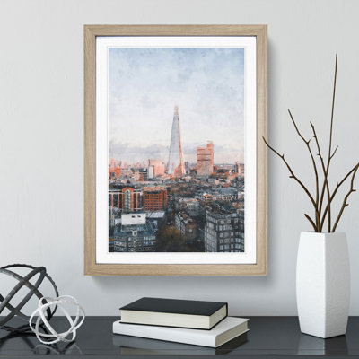 The Shard in London Vol.5 - Framed Print