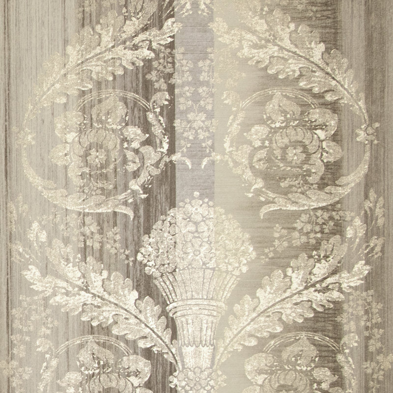 Deckland 10m x 53cm Metallic Finish Wallpaper Roll, Taupe