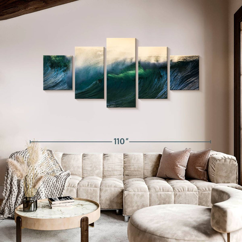 Giant Ocean Wave, 42" H x 92" W
