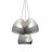 Ombre 3 - Light Silver Pendant-323936394