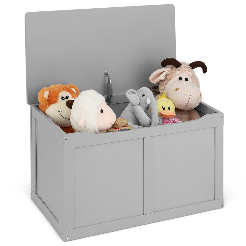 Banc de rangement pour jouets Efim, Gris