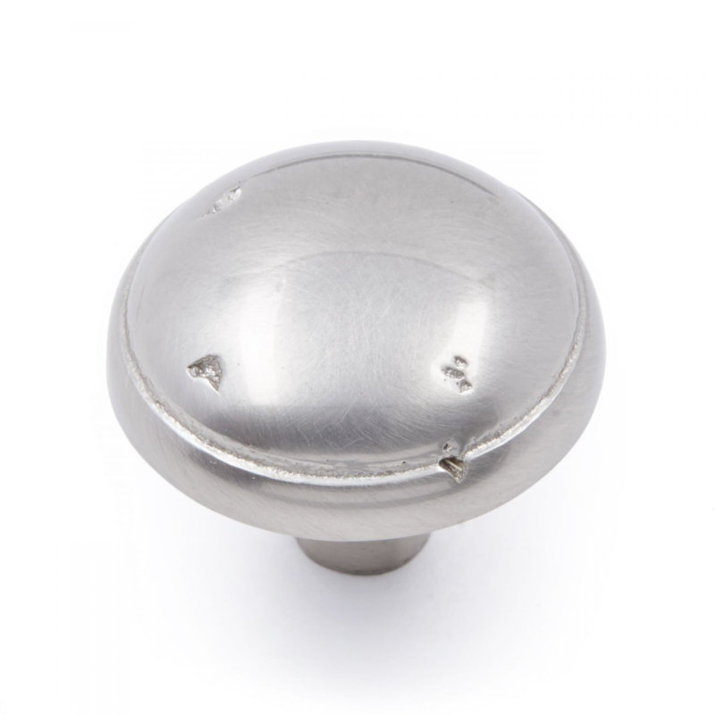 CK Series 1 3/8" Diameter Mushroom Knob, Satin Nickel (Pewter)