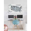 «Blue Animals Map», reproduction sur bois blanc-61297454