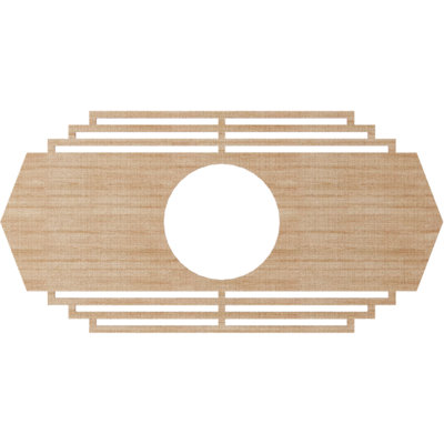 Médaillon de plafond en bois Chrysler