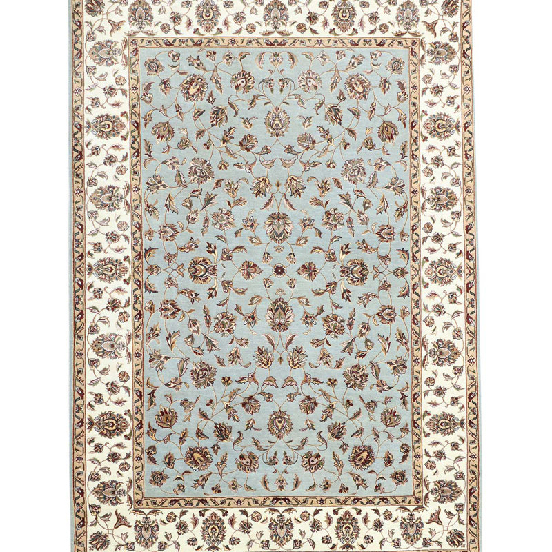 Wool Oriental Area Rug, Rectangle 6' x 9'