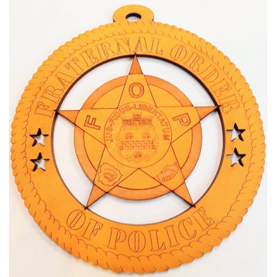 5'' Wood Astrology & Stars Shatterproof Hanging Figurine Ornament