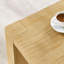 Table basse 48 po, table basse rectangulaire en MDF à 2 niveaux