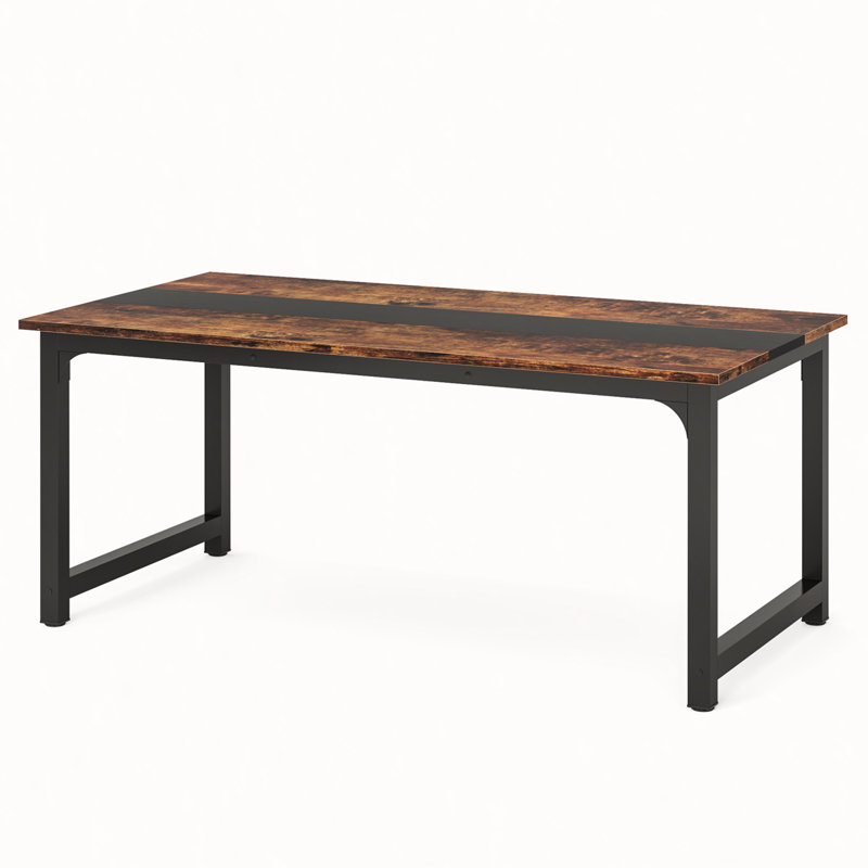 Bureau Waltman, H 29,52 po x l 62,99 po x P 31,49 po, Brun / noir