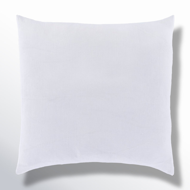 Pia Linen Standard Sham Set, White