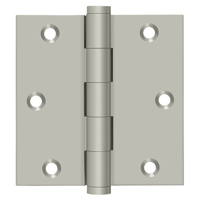 102'' x 102'' Butt Bearing Hinge, Brushed Nickel