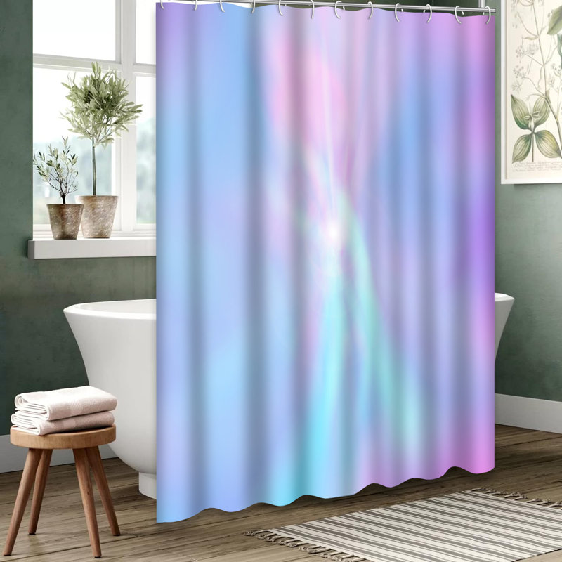 Rideau de douche Pastel Tie Dye, L 72 po x l 78 po