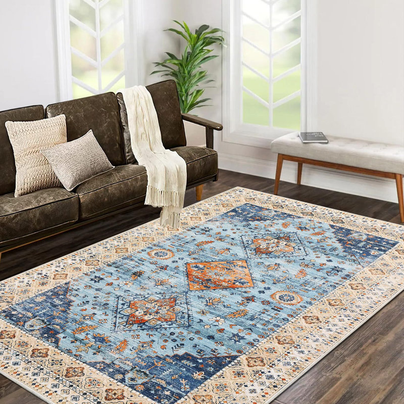 Grand tapis vintage Tykeem 9X12