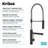 Artec Pro Commercial Style Pull-Down Single Handle Kitchen Faucet with Pot Filler-64268915