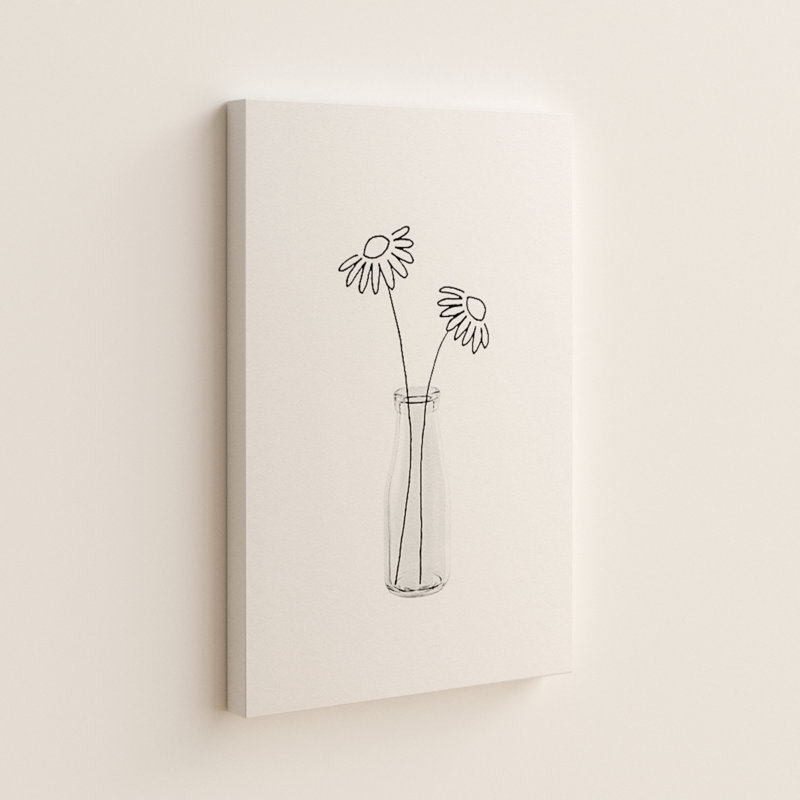 «Flitwick Flower Still Life II» par Orara Studio - impression d'art graphique, H 12 po x l 8 po x P 0,75 po, Toile tendue