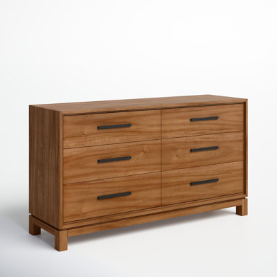 Wrightia 60" Mahogany Double Dresser