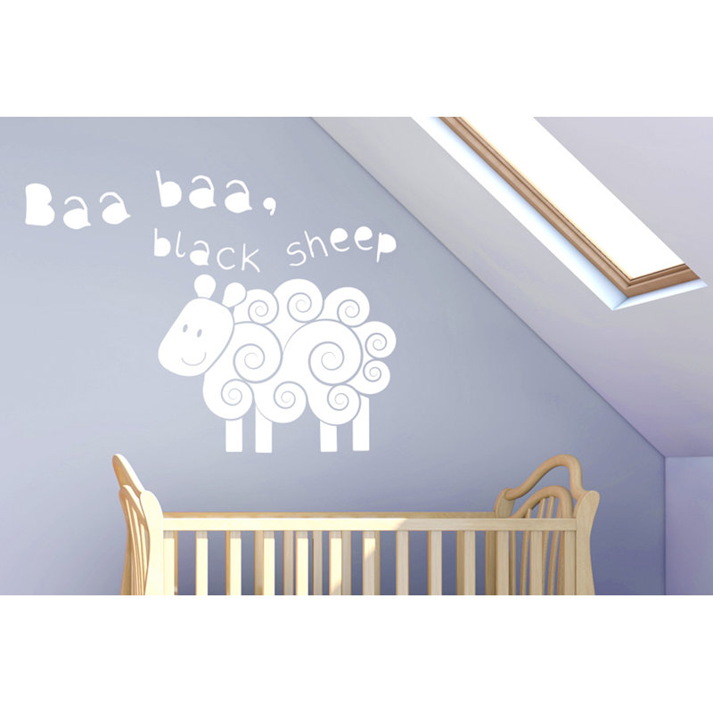 Animals Non-Wall Damaging Wall Decal, White