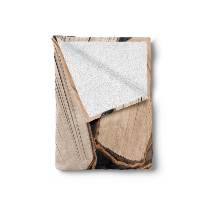 Hand Woven Throw Blanket, 50" W x 70" L