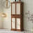 72" Modern Rattan Accent Cabinet – 4-Door Storage with Adjustable Shelves-373996353