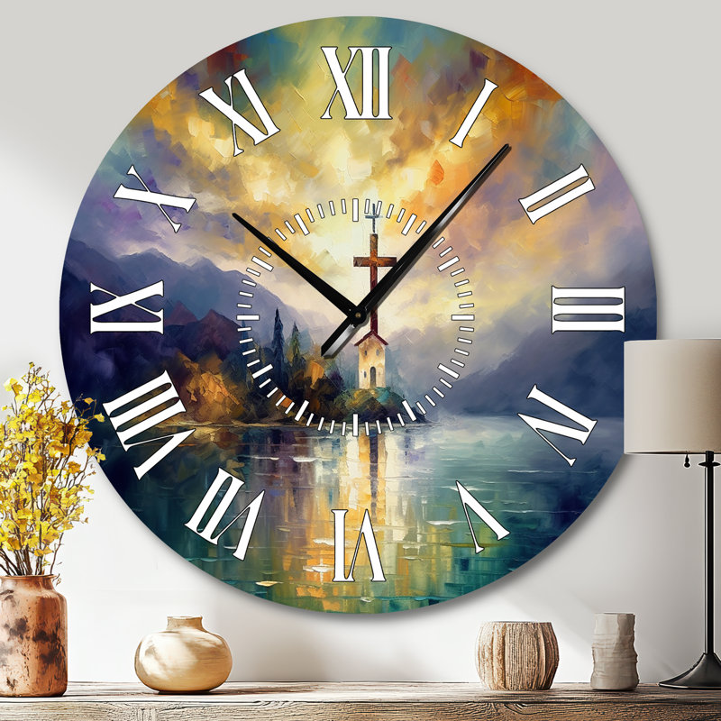 Horloge murale à croix blanche, Grand
