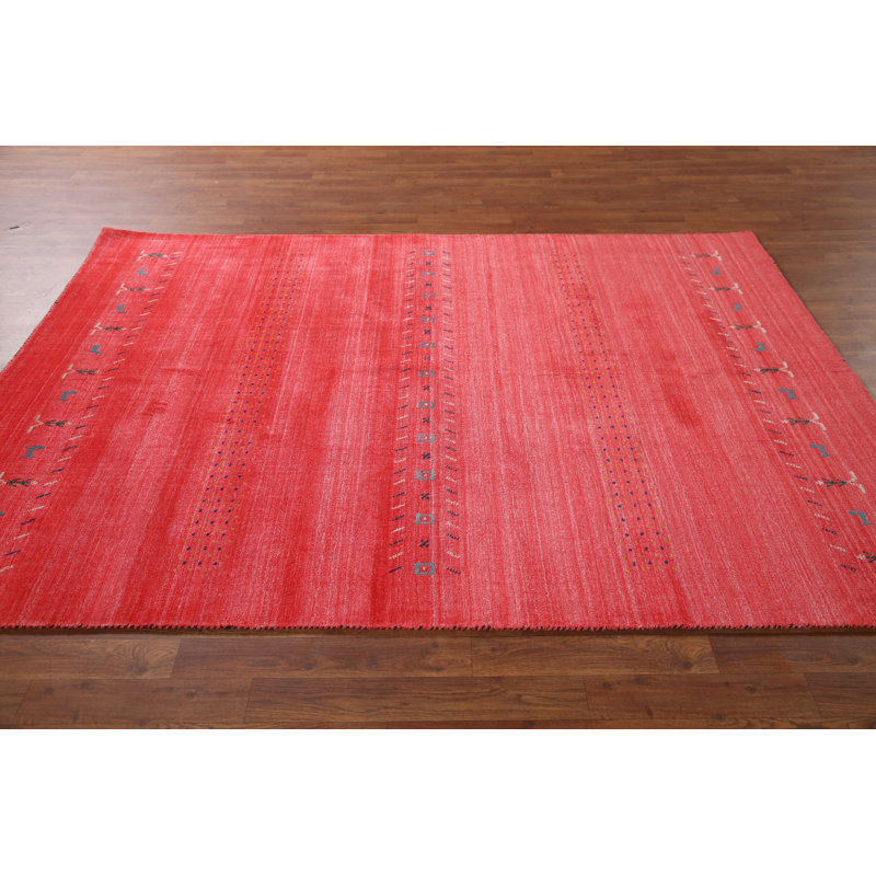 Tapis tribal en laine Gabbeh 5 x 8
