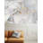 Cridhe Light Grey and Off White Marble Pattern Gold Abstract Removable Textile Wallpaper-1684860251