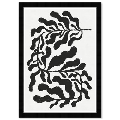 «Black and White Leaf II», cadre photo