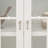 Retha 84in Wooden 4 Door Credenza in White-948867808