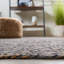 Tapis en laine / jute tissé à la main Jariell-1852746533