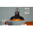 Castillon 1-Light Pendant Light with Metal Dome Shade-1078288005
