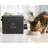 Farmhouse Cat Food Container; Enamel Look Rustic Cat Food Bin With Scoop