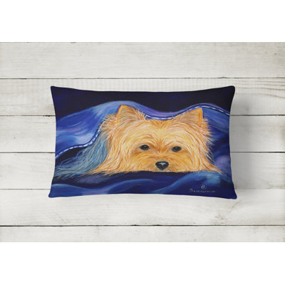 Yorkie Indoor/Outdoor Throw Pillow