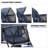 4 Wheel Folding Pet Stroller, Foldable Dog Jogger Stroller with Adjustable Canopy and Mesh Window-107312774