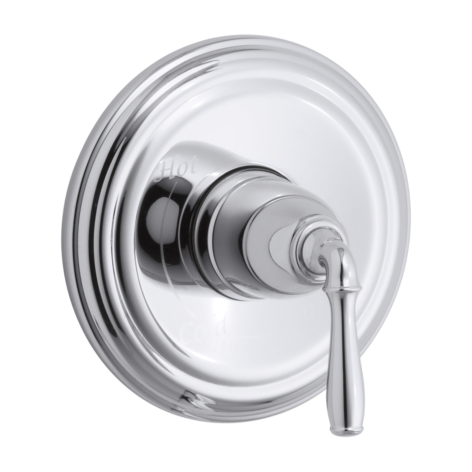 Kohler Devonshire Rite-Temp Valve Trim with Lever Handle, Polished Chrome