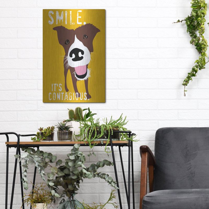 «Smile» par Ginger Oliphant, H 16 po x l 12 po