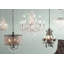 Lustre classique à 4 lumières de style bougie avec détails perlés Lucee-2144938028