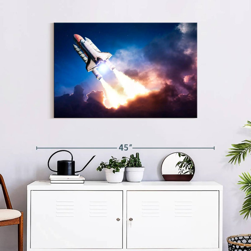 Oberle Mission To Space, 24" H x 36" W