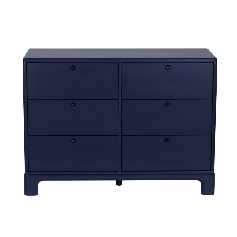 Little Seeds Posey 6-Drawer Dresser, Deep Blue