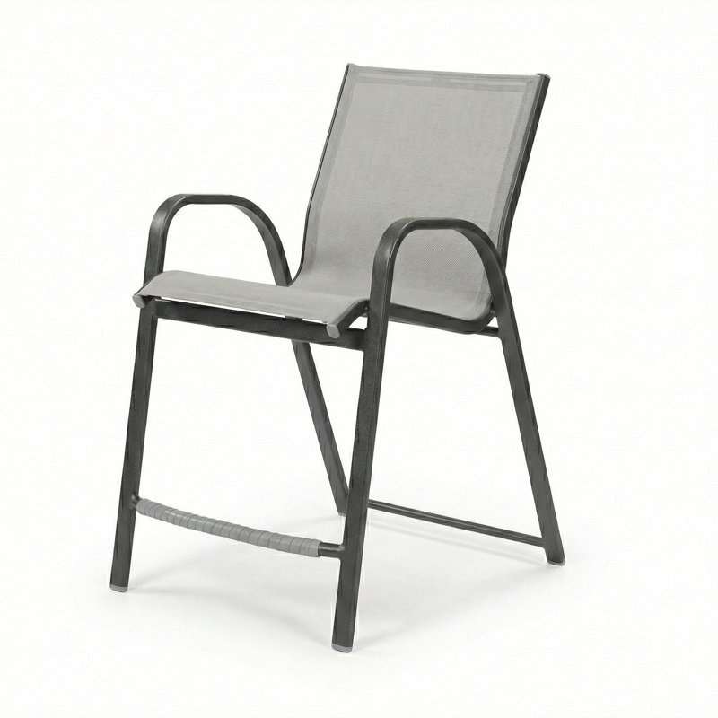 Tabouret de bar, Alliage Augustine II / anthracite