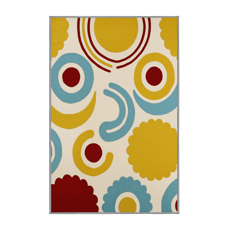 Jazzy Line Rug, Rectangle 6' x 9'