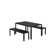 Joel 6 - Person Metal Patio Dining Set with Rectangular Table