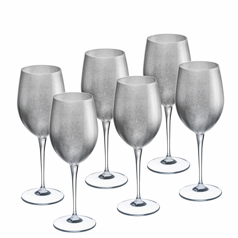 Verre à vin à tige Rodgers, 18 oz, Argent