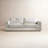 Adley 92" Modern Fully Assembled Square Arm Slipcovered Sofa with Down Blend Fill-1325215837
