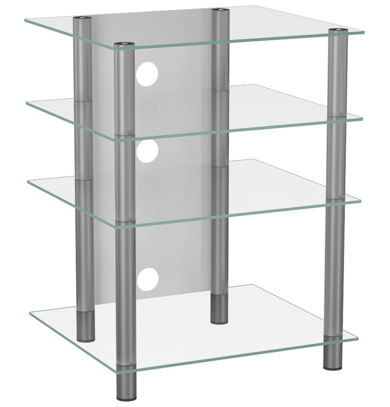 Fairmount Unfinished TV Stand for TVs up to 24, Transparent