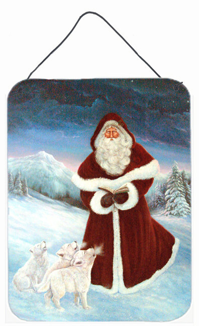 « a esprit of harmonie père noël » par marie carter, reproduction d’art sur plaque