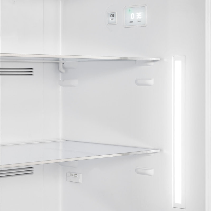 Réfrigérateur 32 po Smeg Fab Retro, Crème / doré, Droitier