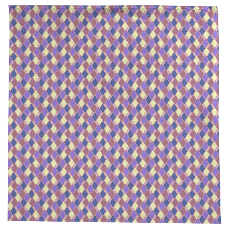 Nappe diamants Leffel, Rose / mauve