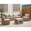 Demirhan 5 Seater Rattan Effect Sofa Set