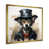 Gold Single Picture Framed
